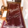 Entry mat inside Oaklands on 9th in Minneapolis signed 'Harry W. Jones, Architect' above the address 215 South 9th Street.